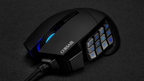 Corsair представила новую игровую мышь Scimitar RGB Elite